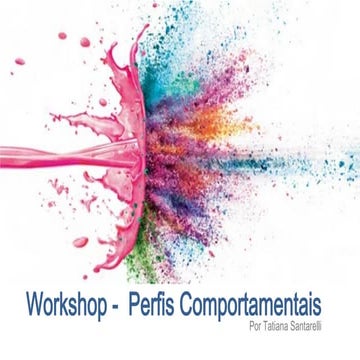 Workshop Profiler - Mapeamento de Perfis