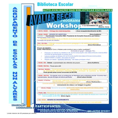Workshop programa | DOC