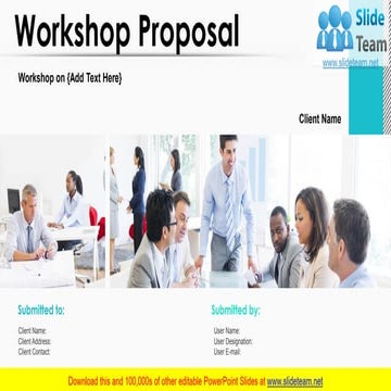 Workshop Proposal PowerPoint Presentation Slides