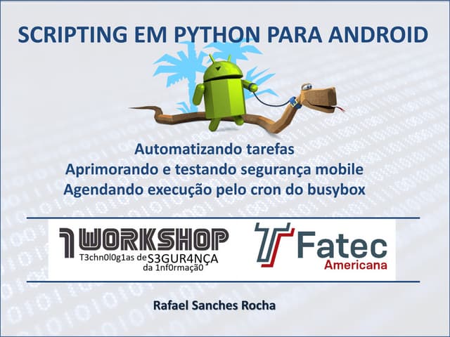 Workshop Python para Android