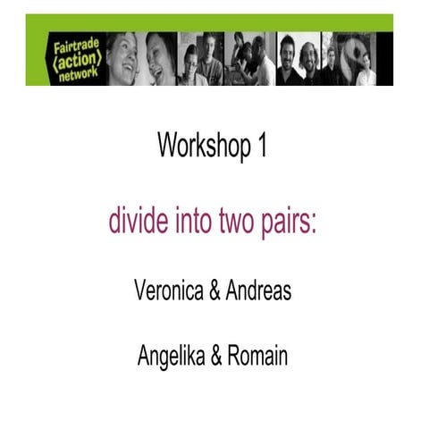 Workshops 131008