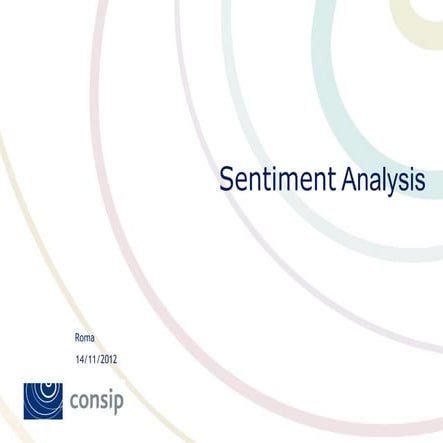 Ascoltere la rete: la sentiment analysis | PDF