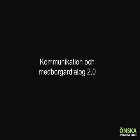 Workshop Sundbybergskommun 20100307