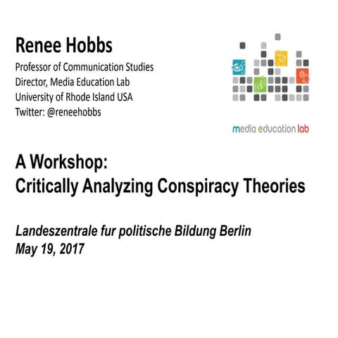 Critically Analyzing Conspiracy Theories