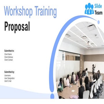 Workshop Training Proposal PowerPoint Presentation Slides