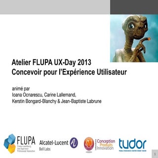 Workshop UX Design - FLUPA UX-Day 2013