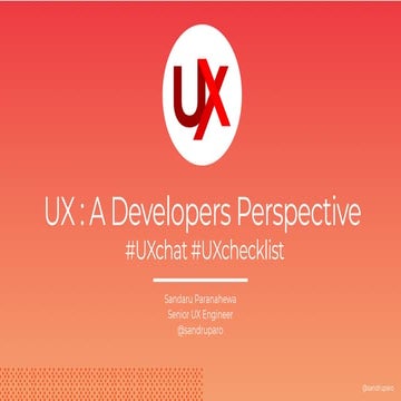 Workshop UX Patterns for Developers - MicrosoftCommiunity