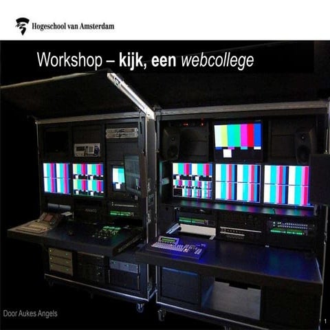 Workshop webcollege - cursus didactiek