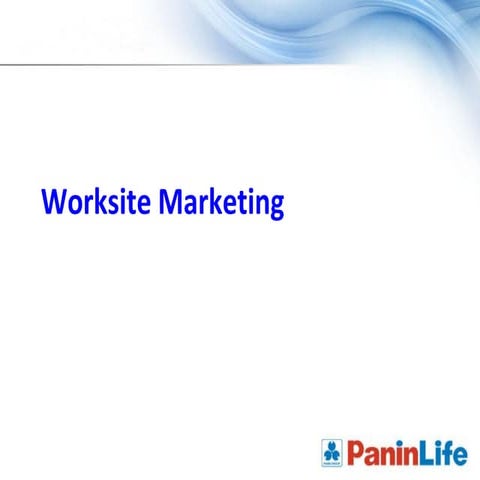 Worksite marketingpresentasion