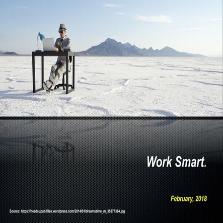 Work smart