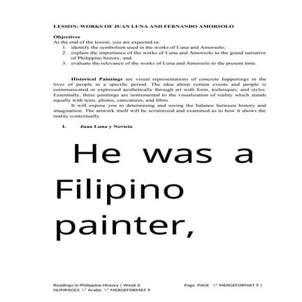 WORKS OF JUAN LUNA AND FERNANDO AMORSOLO.docx