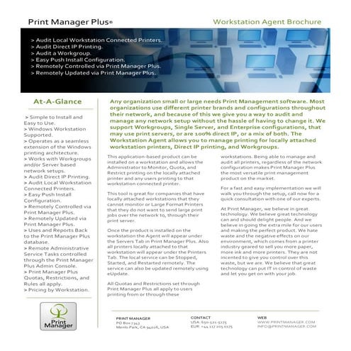 Workstation agent brochure (nx_power_lite)