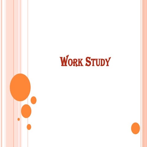 Work Study idea and its classification and description.pdf