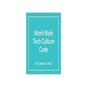 Work style tech culture code  202106 review