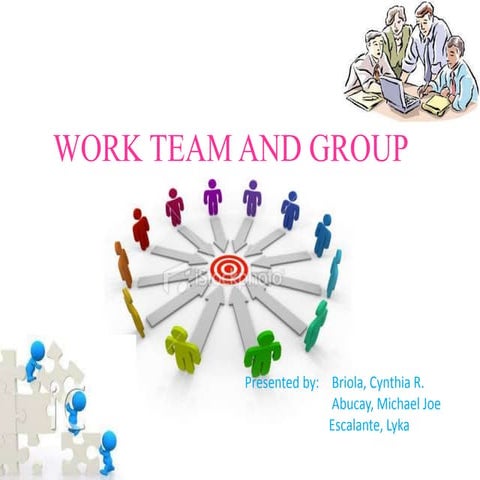 Work teams and group