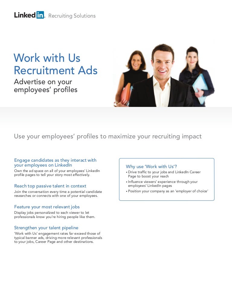 Work With Us Ads