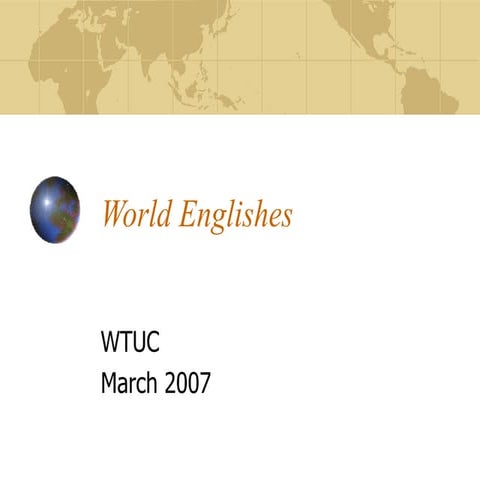 World Englishes