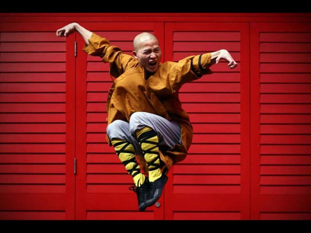 World- Famous Shaolin Monks exhibit...