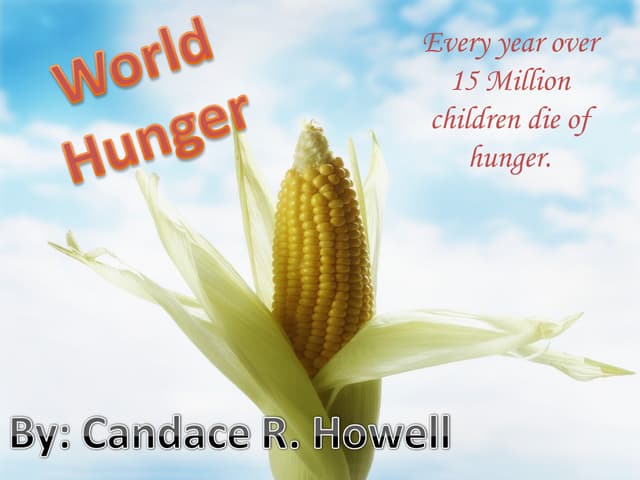 Essay on world hunger