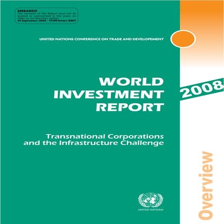 World Investment Report 2008, Unctad