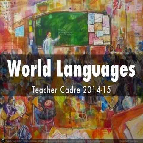 World languages-cadre