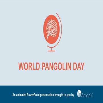World Pangolin Day