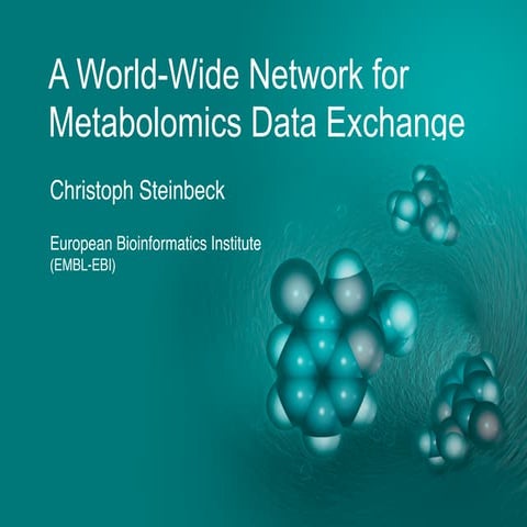 World-wide data exchange in metabolomics, Wageningen, October 2016