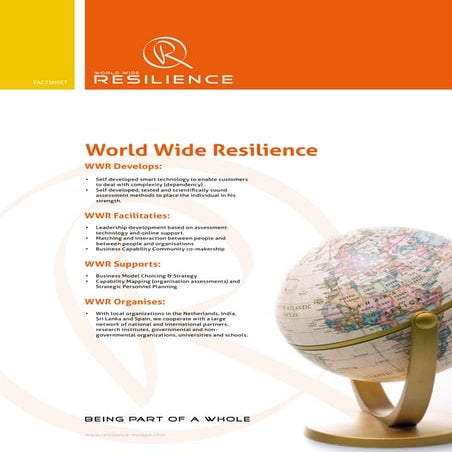World Wide Resilience Factsheet English