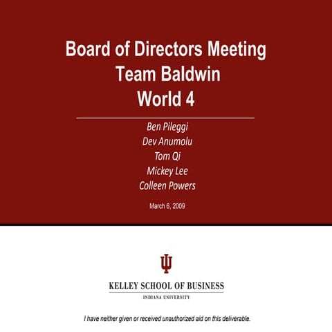 Capstone simulation presentation