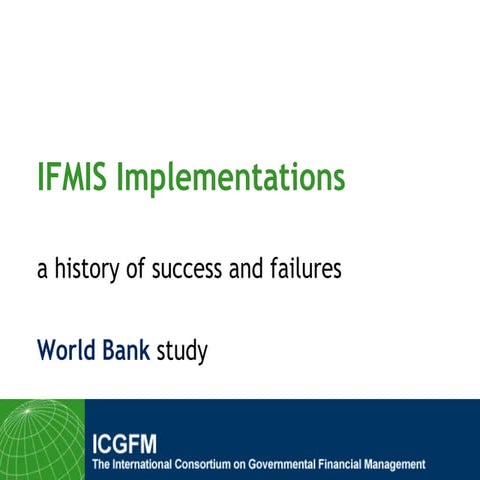 Integrated Financial Management Information Systems (IFMIS) | PDF