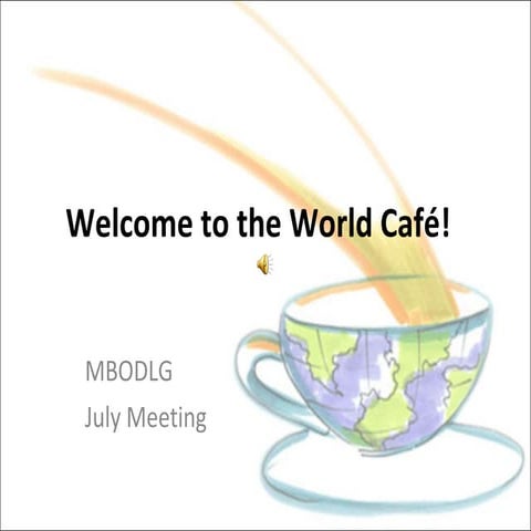 World Cafe Event