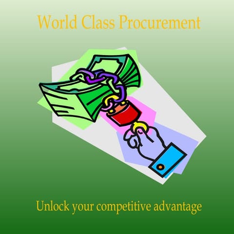 World Class Procurement