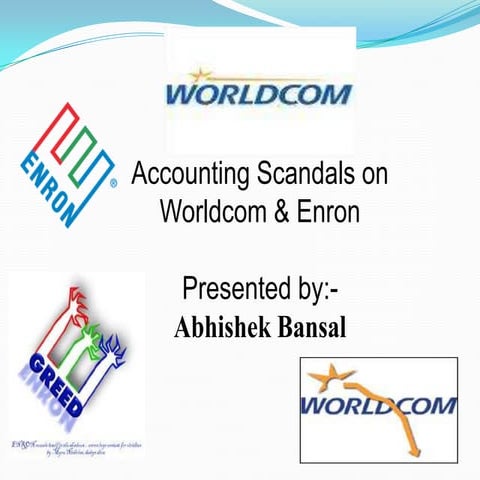 Worldcom and enron 