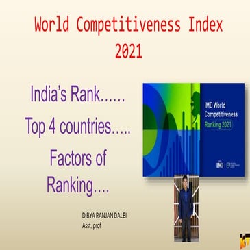 World competitiveness index 2021
