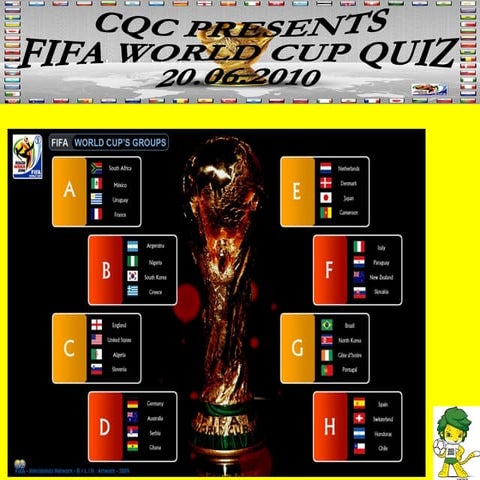 World cup 2010 quiz