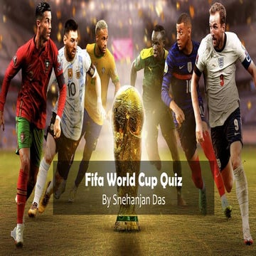 FIFA FOOTBALL WORLD CUP 2026 QUIZ - BY AMITH A K | PPTX