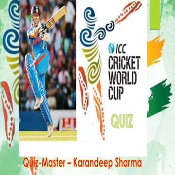 IIT Kanpur World cup quiz prelims