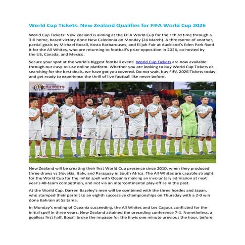 World Cup Tickets New Zealand Qualifies for FIFA World Cup 2026.pdf
