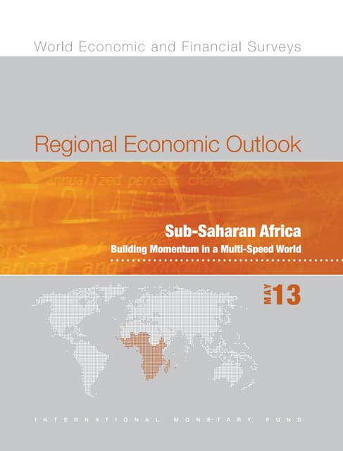World economic forum   2013 - africa regional economic outlook