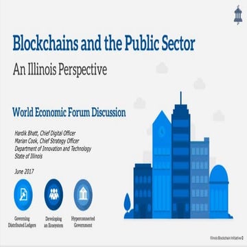 World Economic Forum Blockchain Discussion