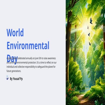 World environment day | PPTX