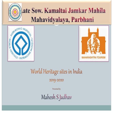 World heritage sites in india 2019 20