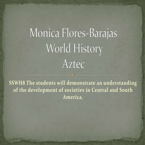  world history  Aztec 