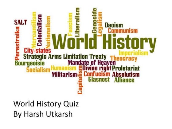 Quick Qwizdom History Quiz | PPTX