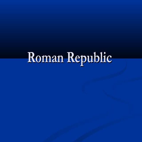 World history roman republic
