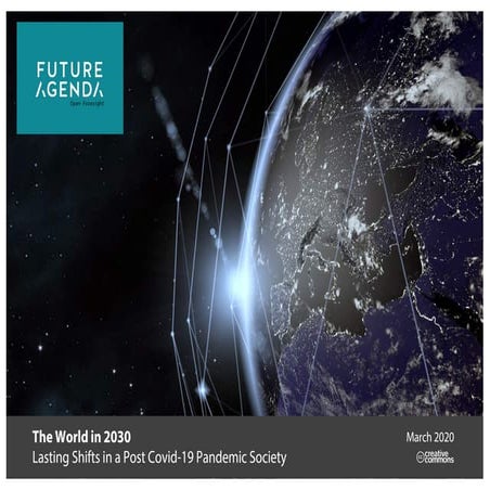 World in 2030 lasting shifts in a post-pandemic society | PDF