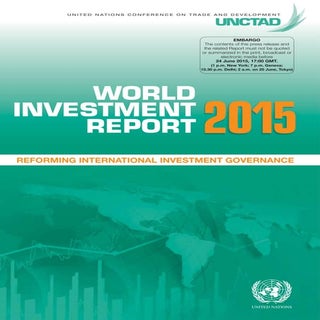 World investment report 2015 (unctad)