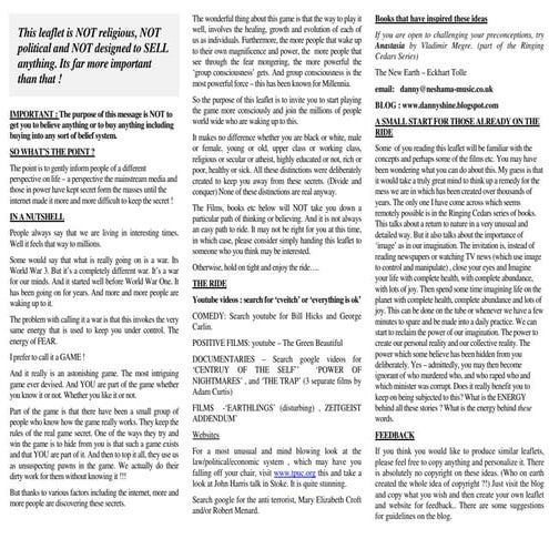 World Leaflet Template Short Version