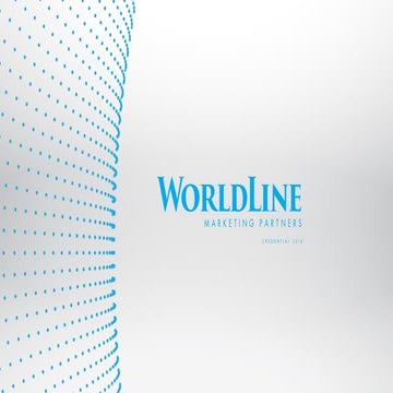 Worldline  marketing partner - Credential