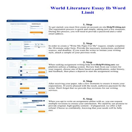 World Literature Essay Ib Word Limit